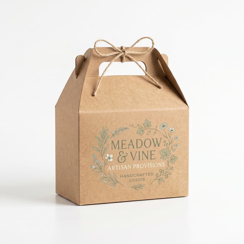 Kraft Gable Boxes